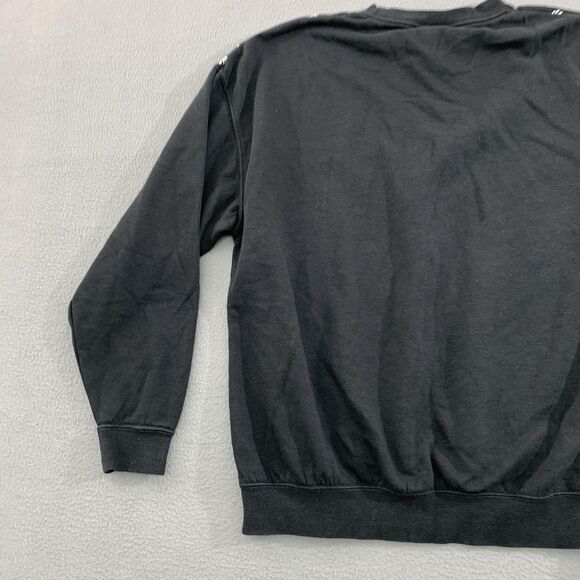 Nike Sweatshirt Mens Small Black Crewneck Bandana Paisley Chevron CU5948-010 - Picture 13 of 15